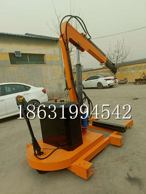 应县自卸车厢随车吊 自制轮式四不像起重机 四驱平板吊 5吨 贵盛